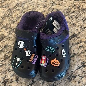 Halloween Disney nightmare before Christmas, Black and Purple Clogs 37/38 NWT